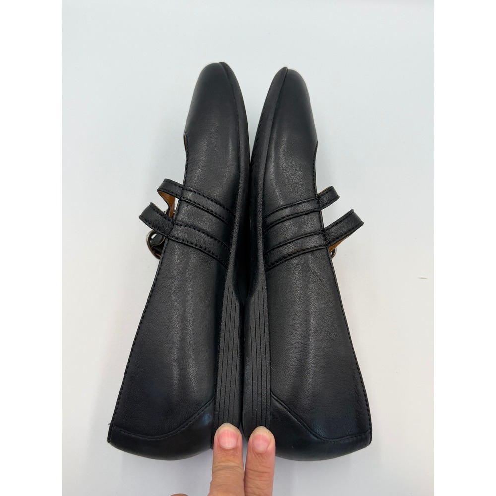 Dansko Leeza Black Leather Double Strap Mary Jane Flats Women EU 41 US 10.5-11 - Picture 8 of 9